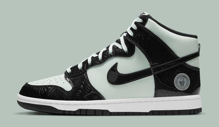 Nike Dunk High &#x27;Barely Green&#x27; DD1398-300 Lateral