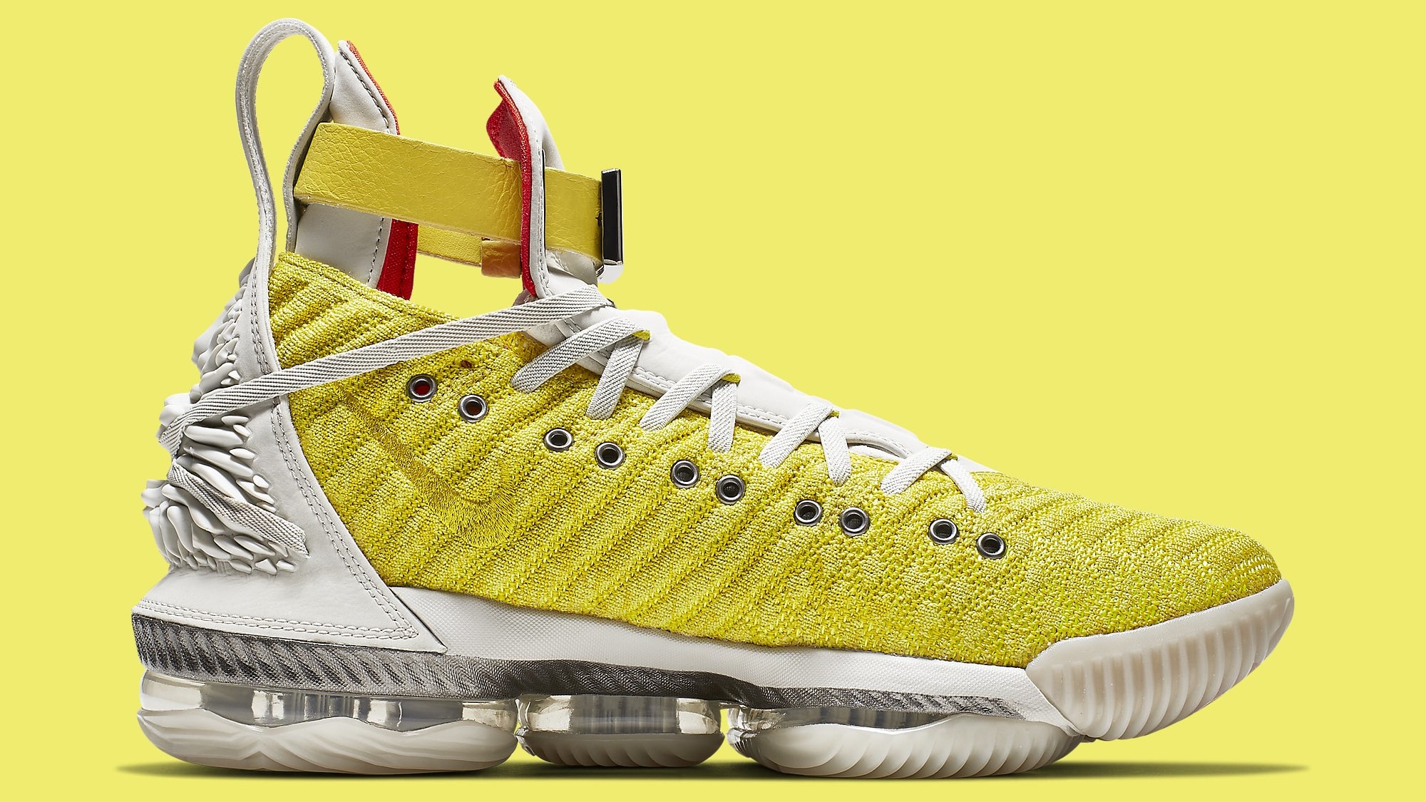 Nike LeBron 16 XVI HFR Bright Citron Release Date CI1145-700 Medial