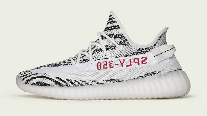 'Zebra' Adidas Yeezy Boost 350 V2s Are Restocking This Week | Complex
