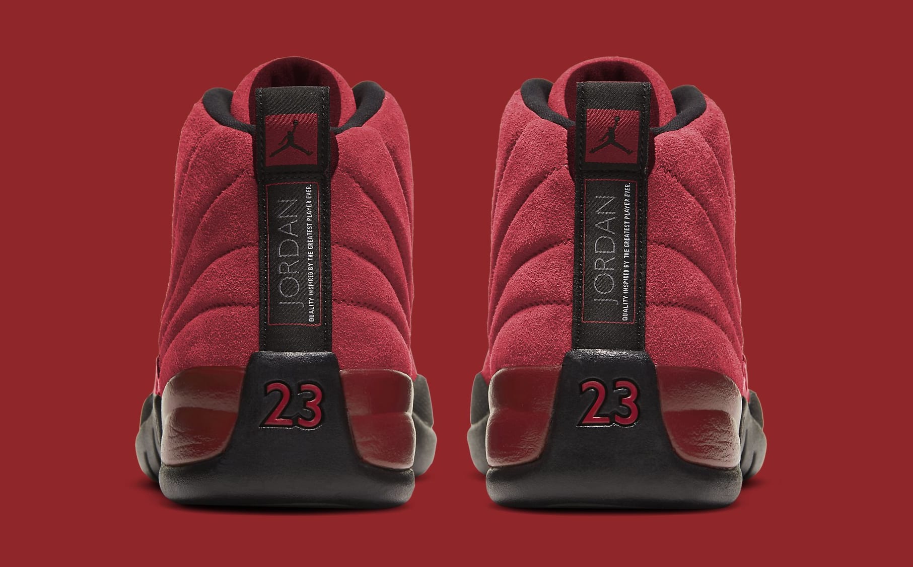 Air Jordan 12 Retro &#x27;Reverse Flu Game&#x27; CT8013-602 Heel
