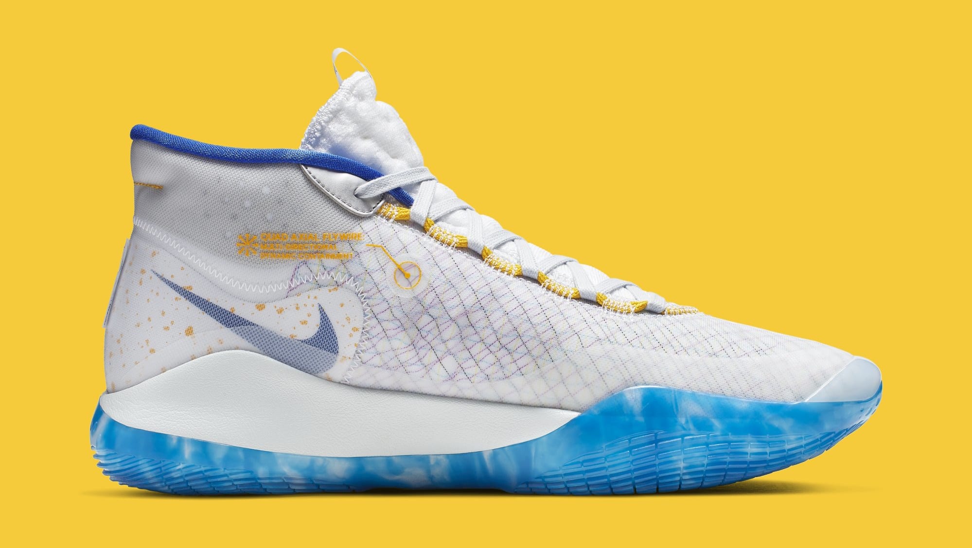 rosario Que agradable papel This Nike KD 12 Is Dressed in Warriors Colors | Complex