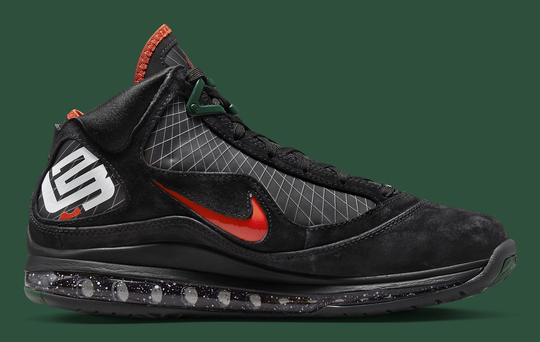 Nike LeBron 7 VII Florida A&amp;M Rattlers Release Date DX8554-001 Medial