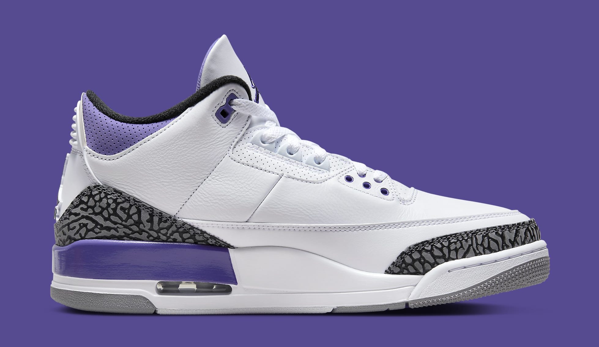 Air jordan purple and hot sale white