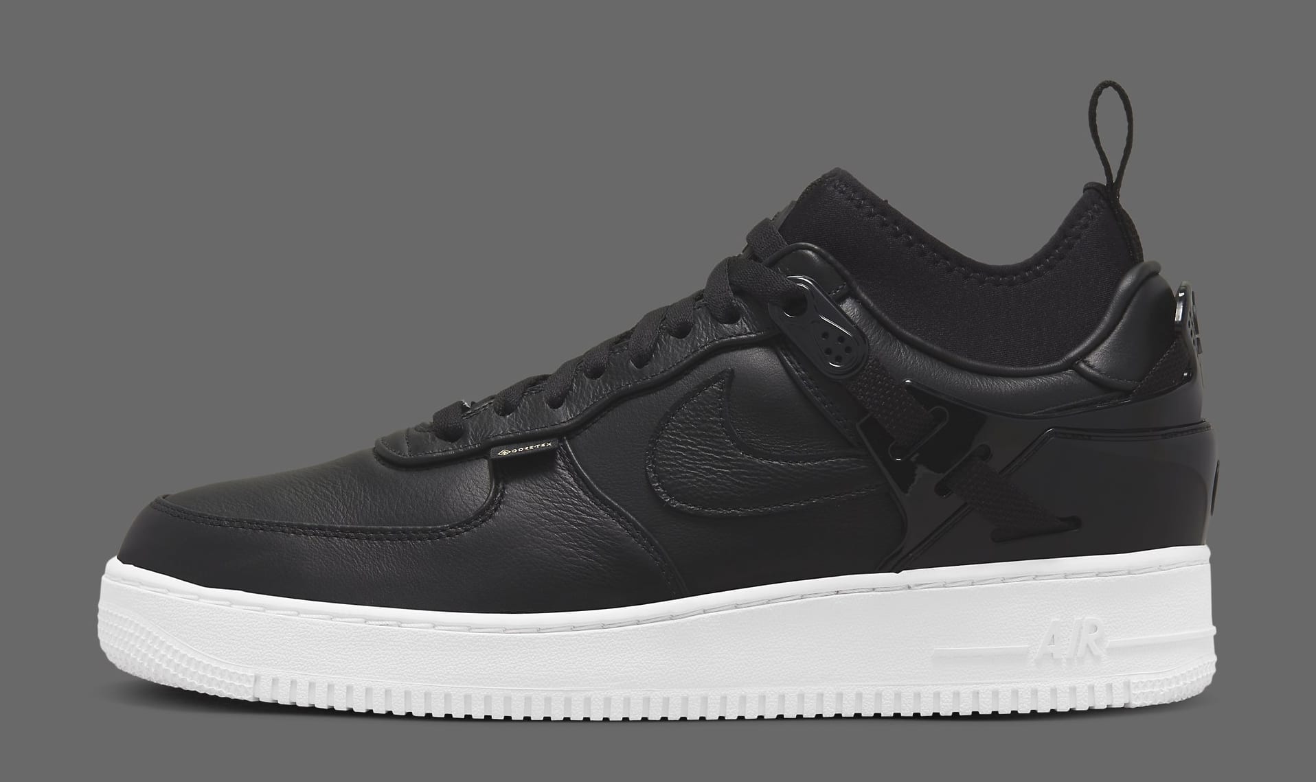 Undercover x Nike Air Force 1 Low &#x27;Black&#x27; DQ7558-002 Lateral