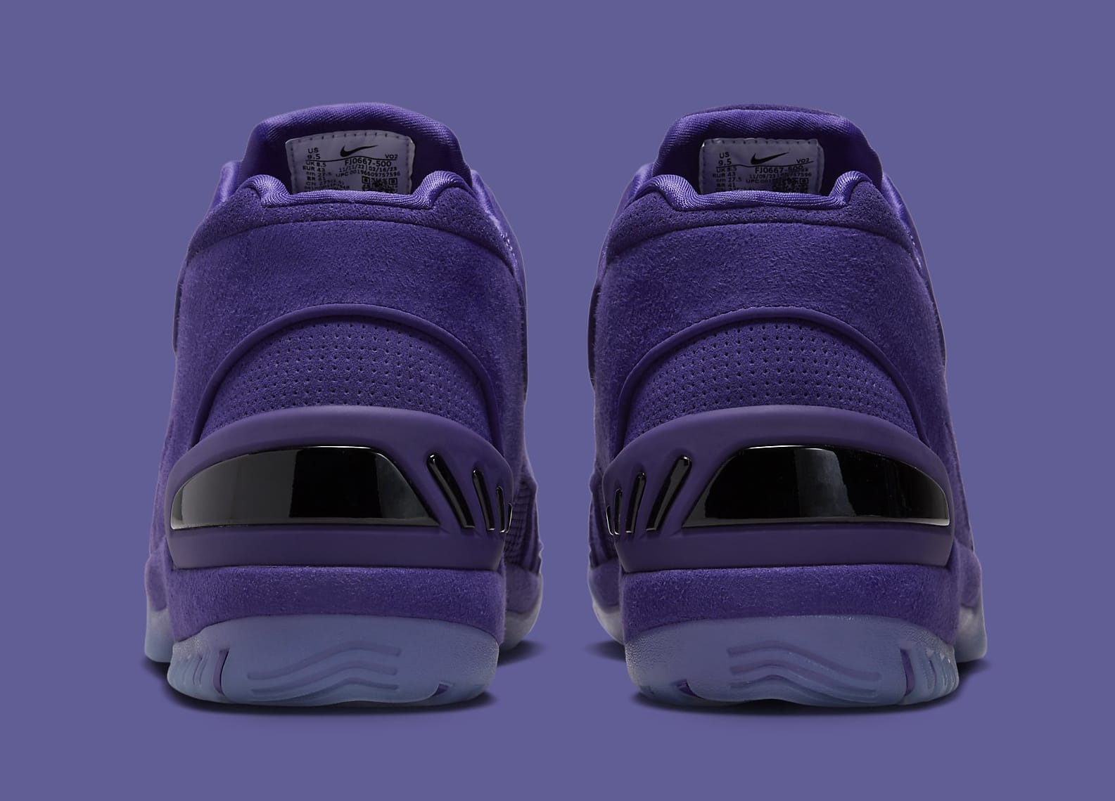 Nike Air Zoom Generation &#x27;Purple Suede&#x27; FJ0667 500 Heel