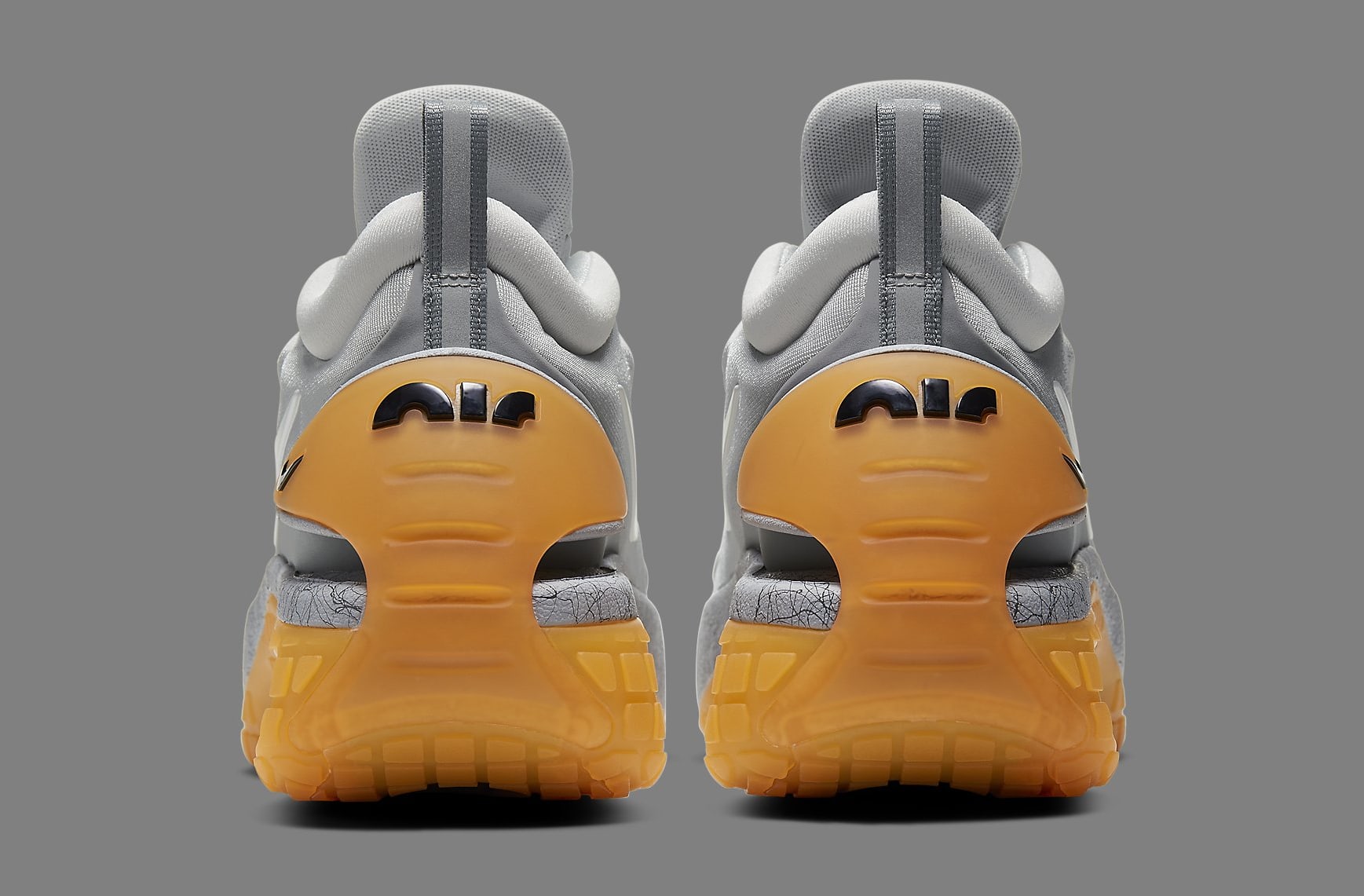 Nike Adapt LE 01 &#x27;Grey Gum&#x27; CW7304-001 Heel