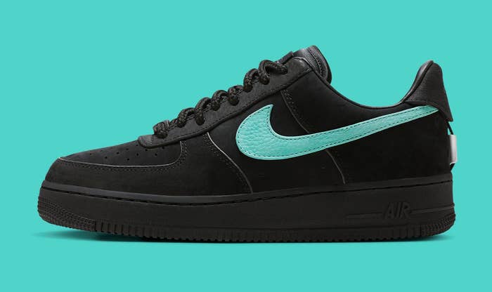 Tiffany &amp; Co. x Nike Air Force 1 Low DZ1382 001 Lateral