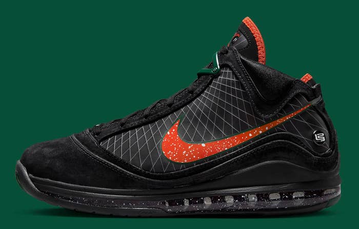 Nike LeBron 7 VII Florida A&amp;M Rattlers Release Date DX8554-001 Profile