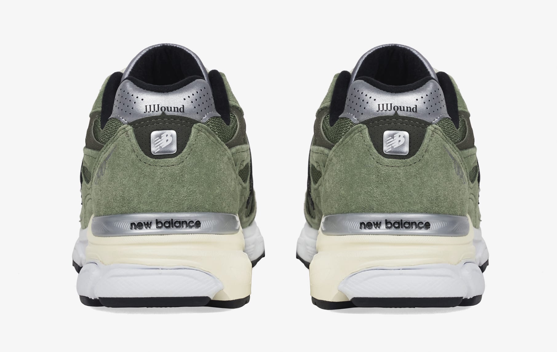 JJJJound x New Balance 990v3 &#x27;Olive&#x27; Heel