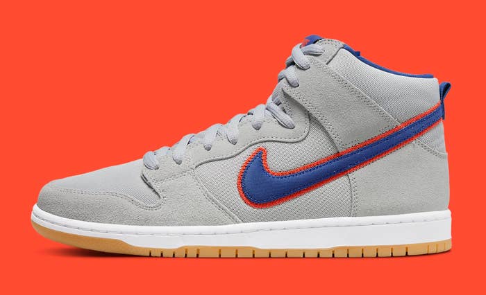 Nike SB Dunk High &#x27;Mets&#x27; DH7155 001 Lateral