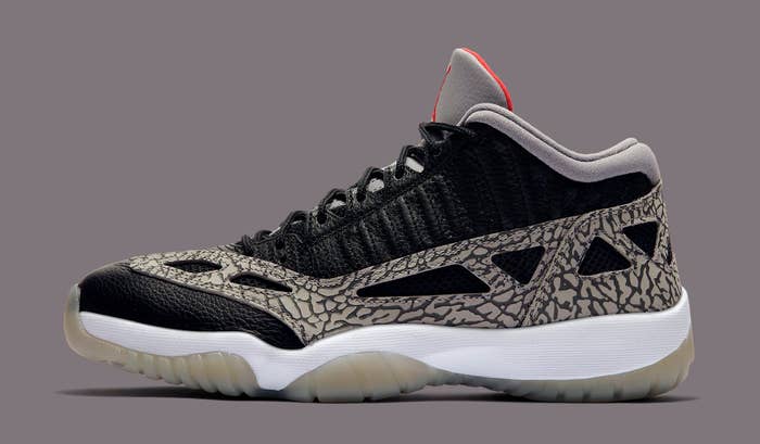 Air Jordan 11 Retro Low IE &#x27;Black Cement&#x27; 919712-006 Lateral