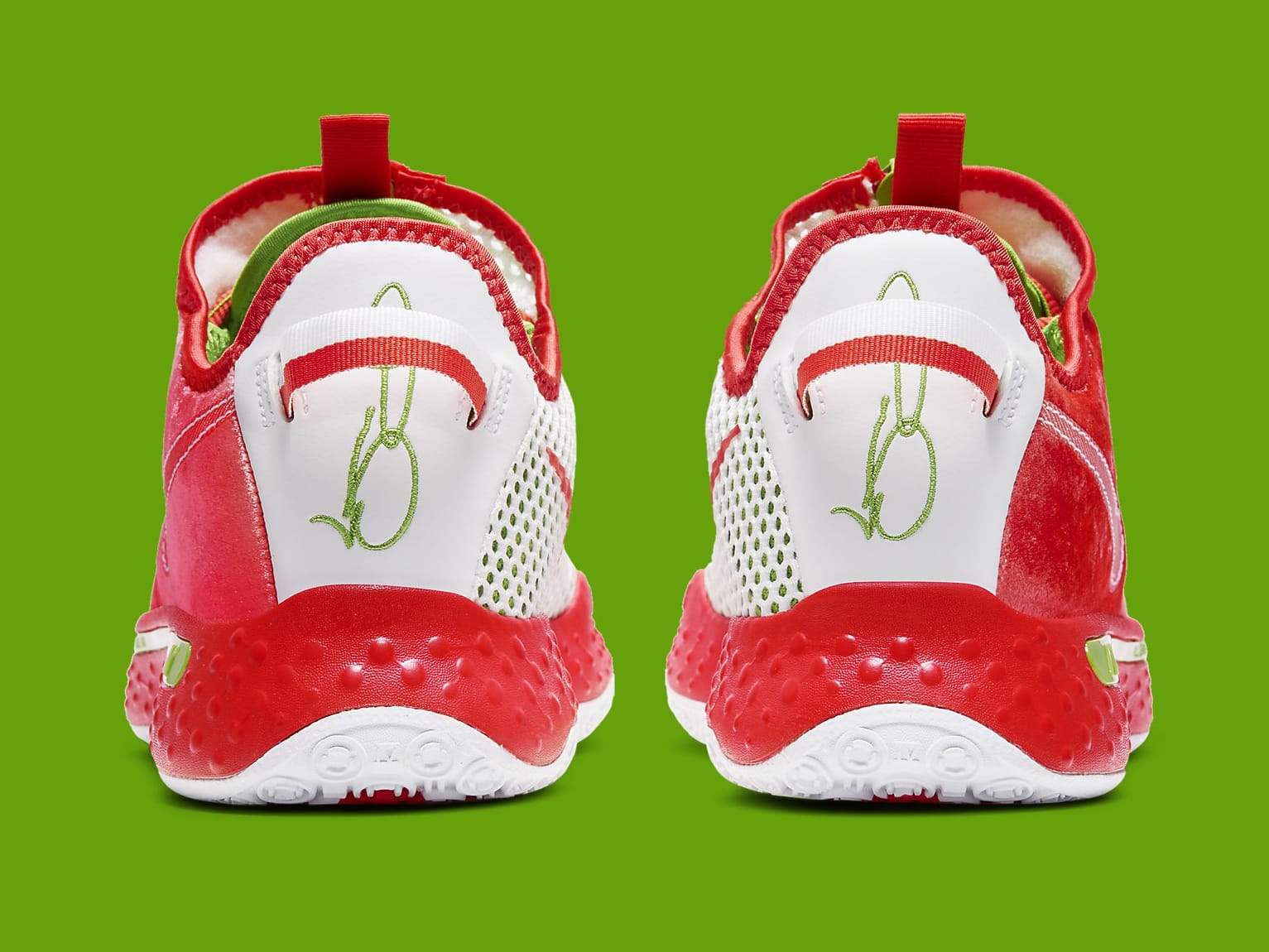 Nike PG 4 Christmas Release Date CD5082-602 Heel