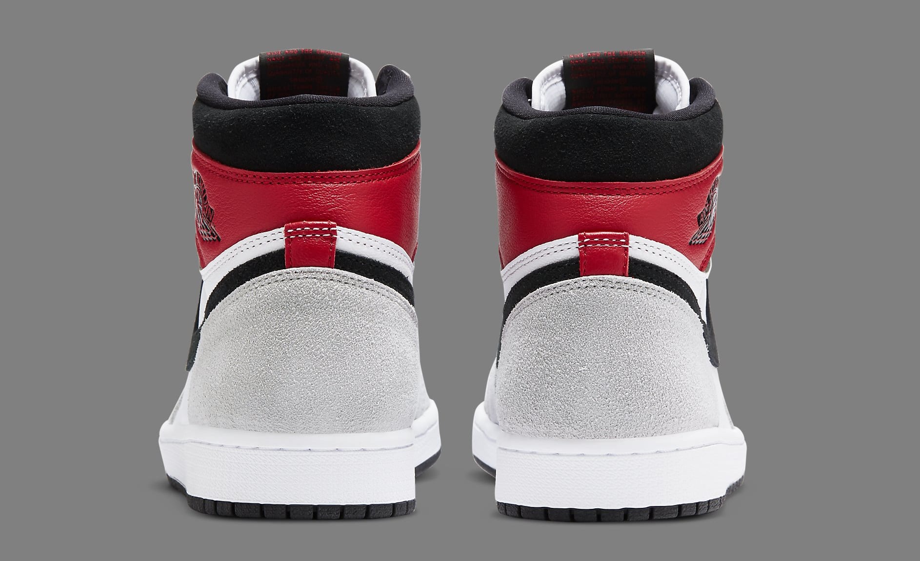 Air jordan 1 hot sale grey and red