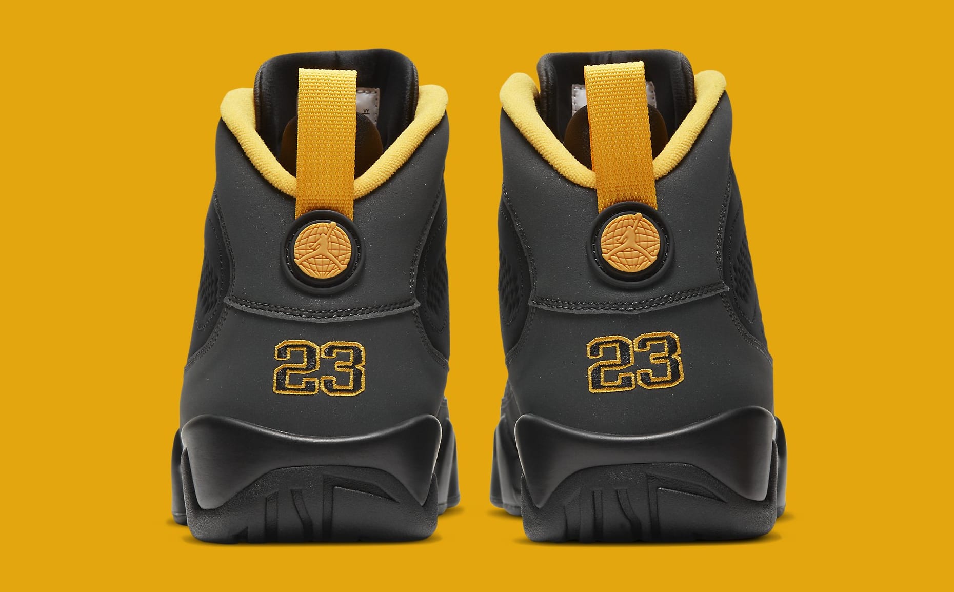 Air Jordan 9 Retro &#x27;University Gold&#x27; CT8019-070 Heel