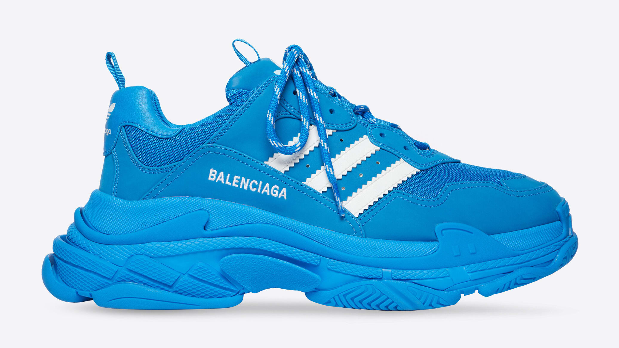 Adidas x Balenciaga Triple S Blue Release Date Profile