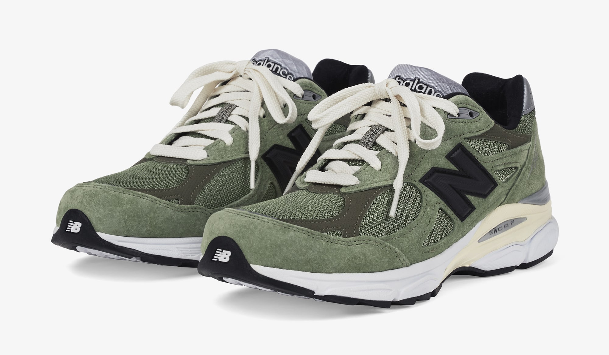 JJJJound x New Balance 990v3 &#x27;Olive&#x27; Pair