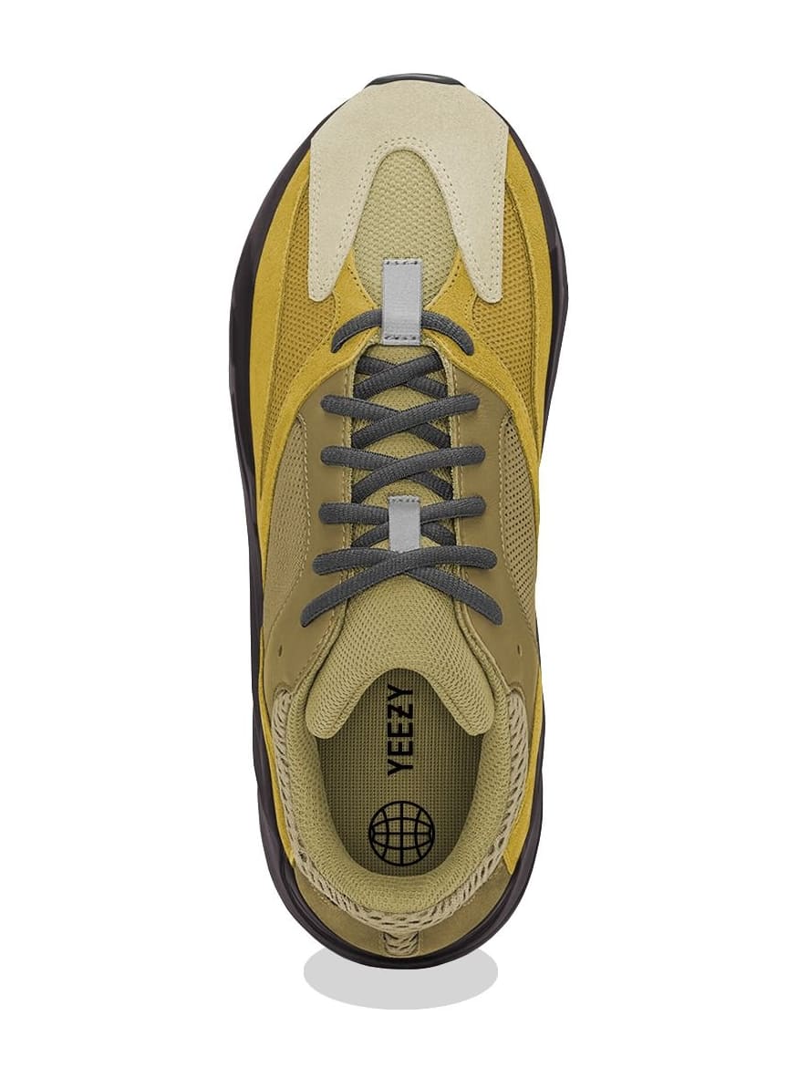 Adidas Yeezy Boost 700 &#x27;Yellow Sulfur&#x27; Mockup
