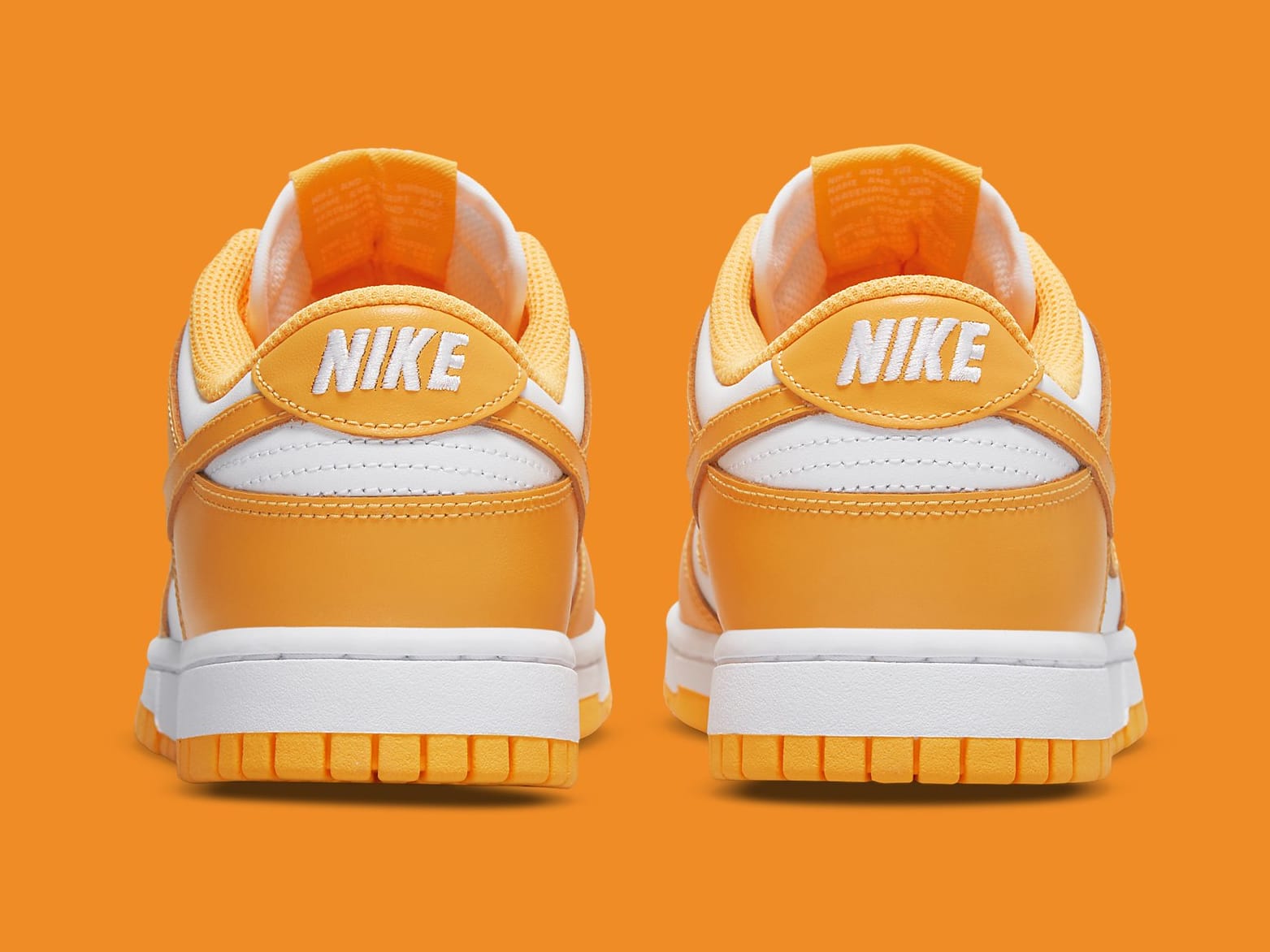 Nike Dunk Low Laser Orange Release Date DD1503-800 Heel