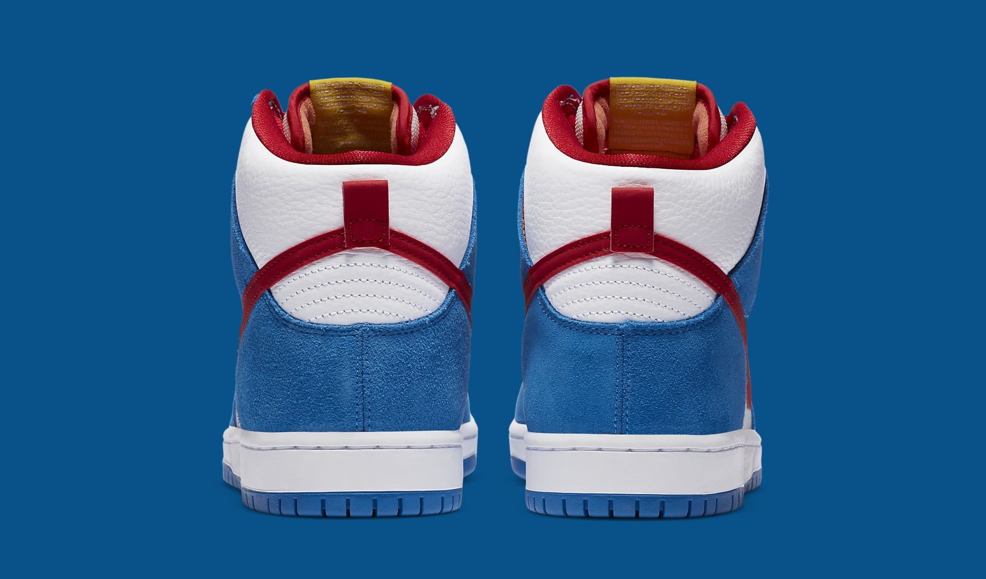 Nike SB Dunk High &#x27;Doraemon&#x27; CI2692-400 Heel