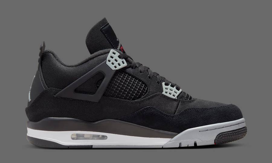 The Jordan 4 Black Canvas Releases In October - Sneaker News