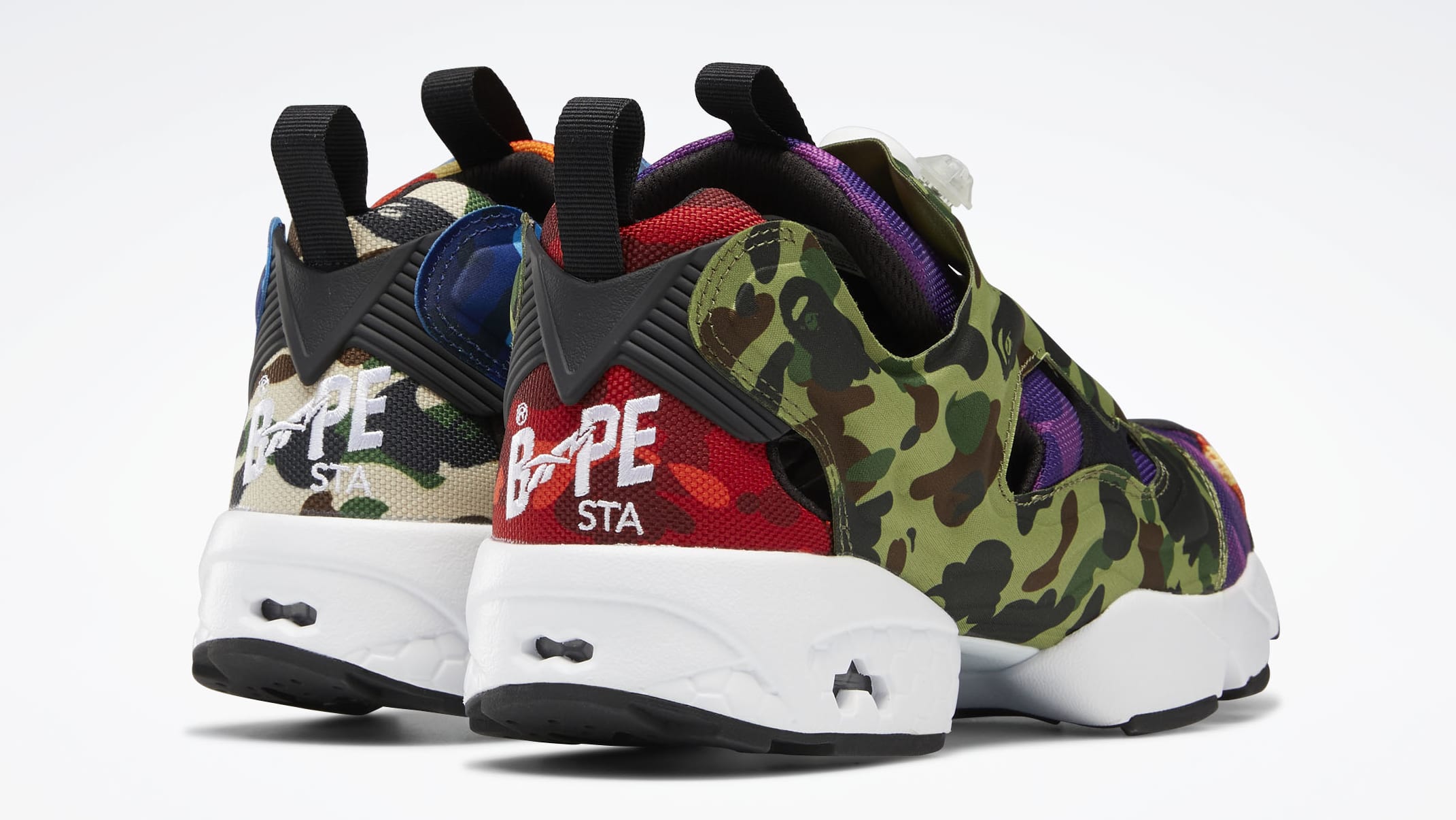 Bape x Reebok Insta Pump Fury Release Date Q47370 Medial