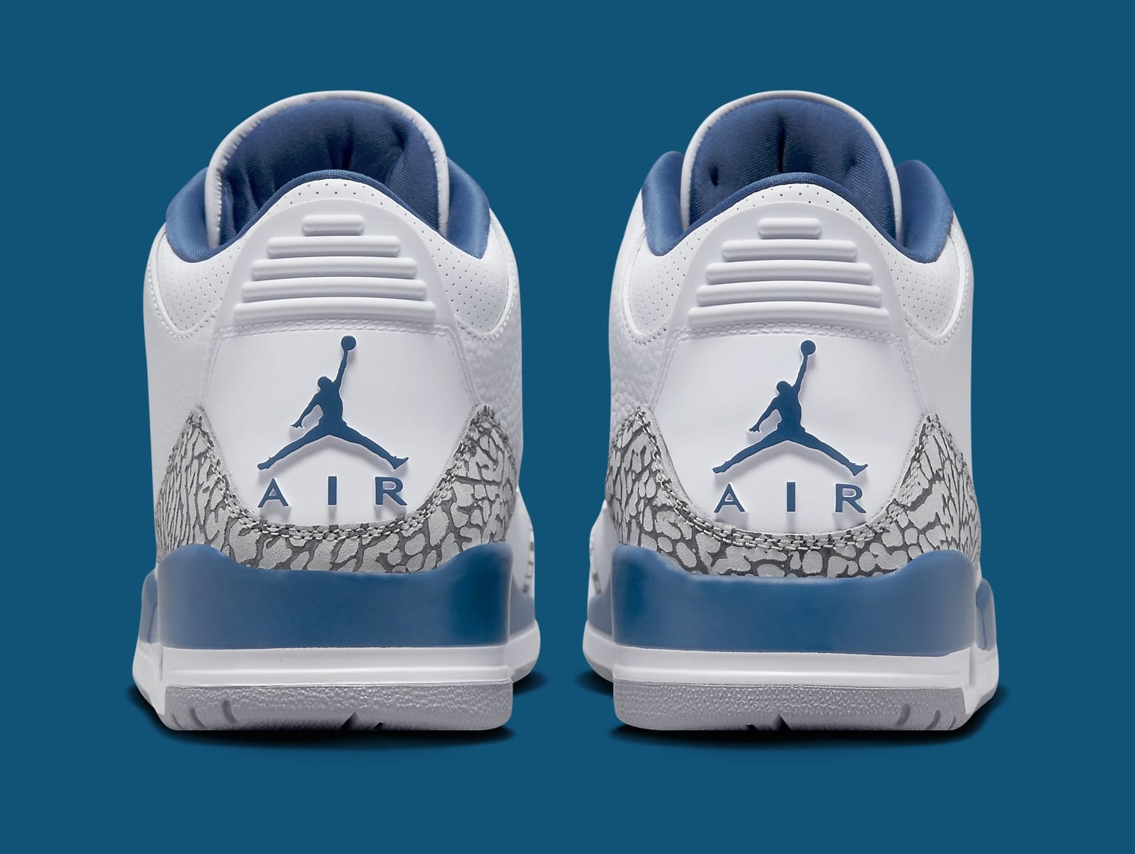 Air Jordan 3 &#x27;Wizards PE&#x27; CT8532 148 Heel