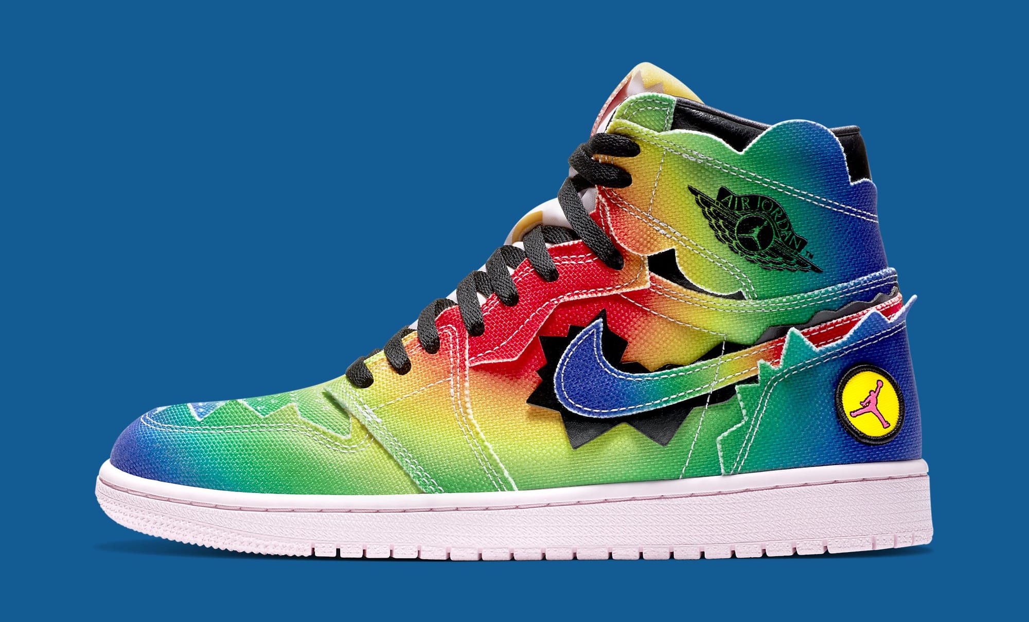 J Balvin x Air Jordan 1 High DC3481-900 Lateral