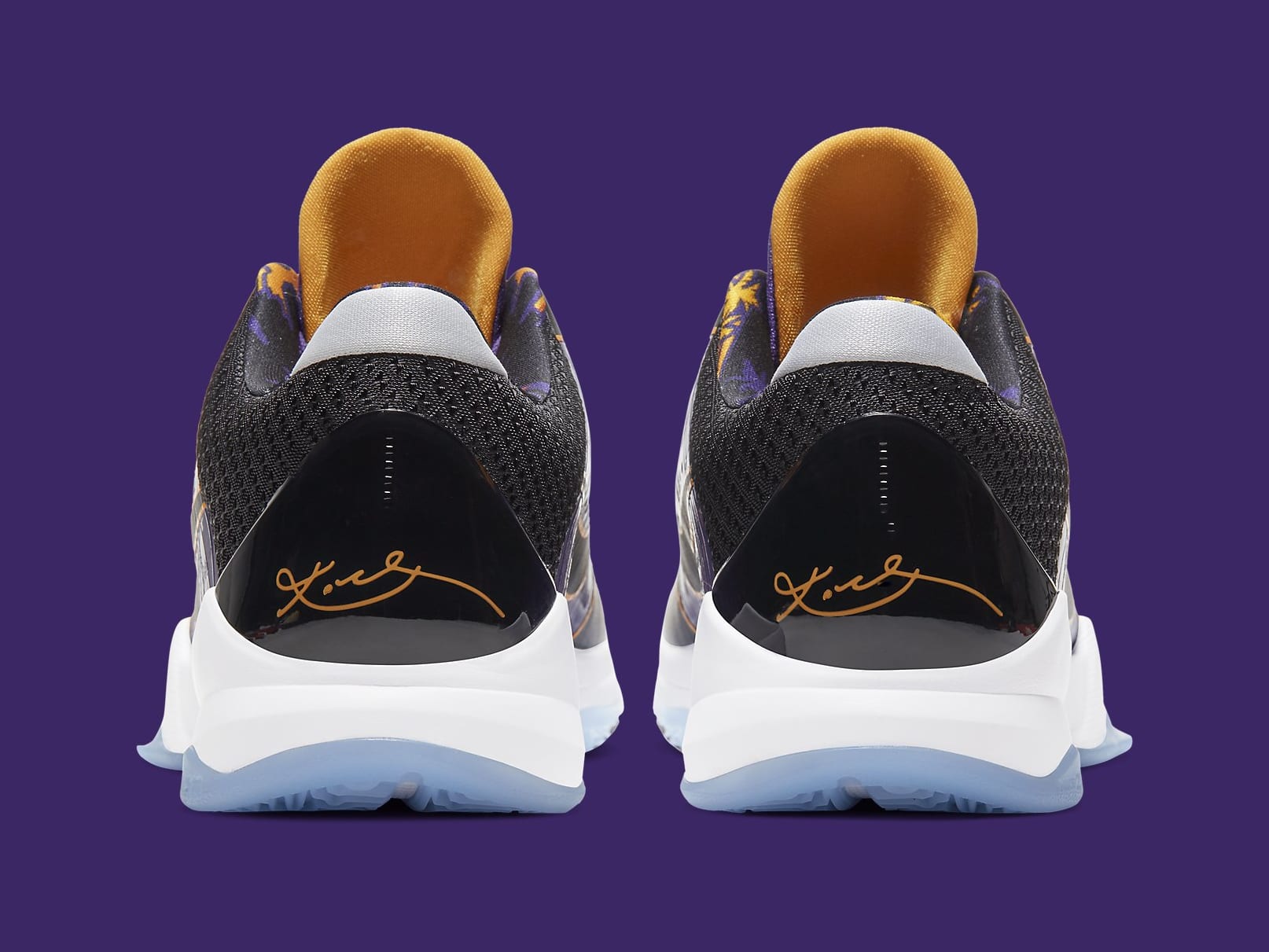 Nike Kobe 5 Protro Lakers Release Date CD4991-500 Heel