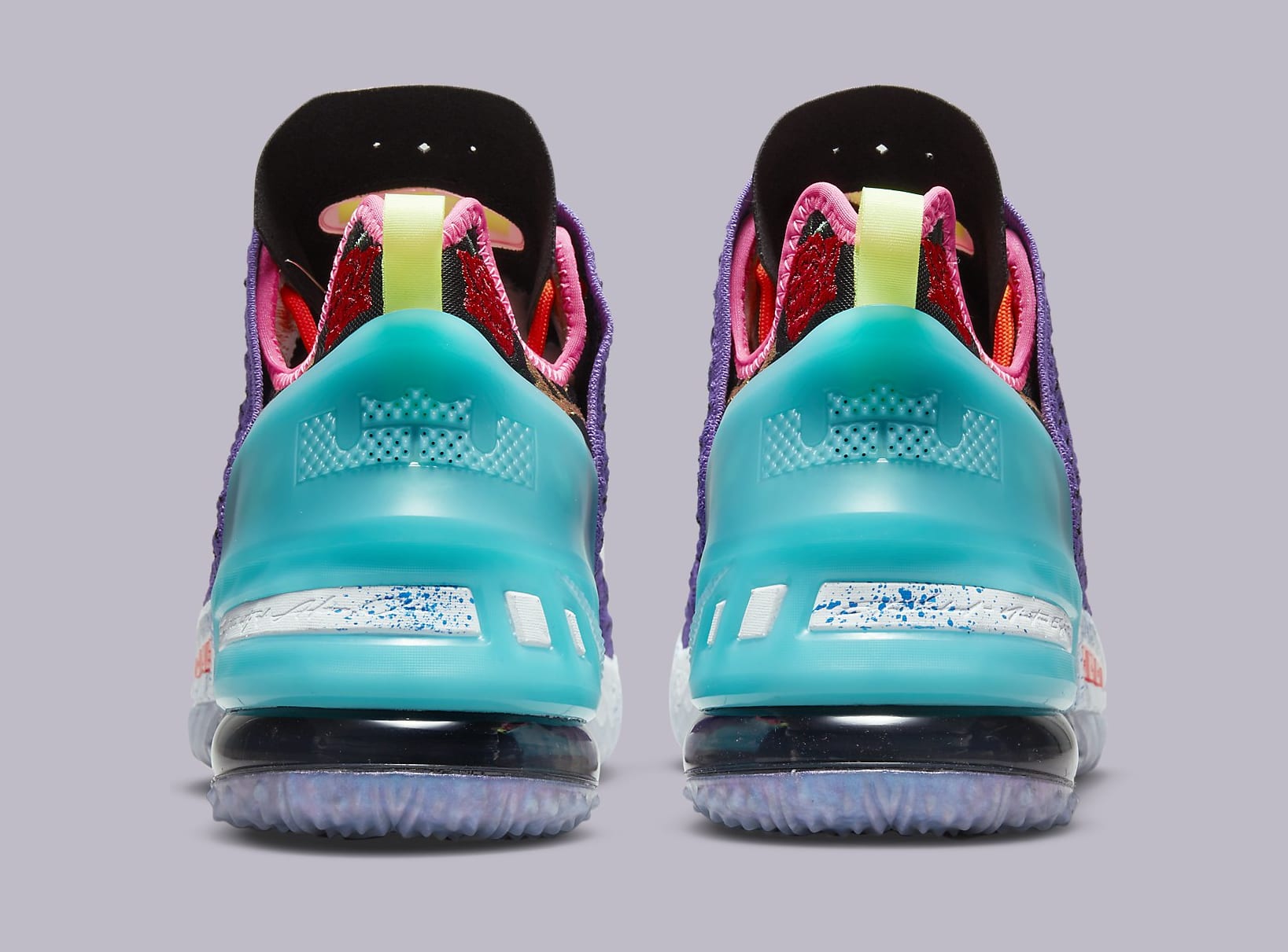 Nike LeBron 18 &#x27;Best 10-18&#x27; DM2813-500 Heel