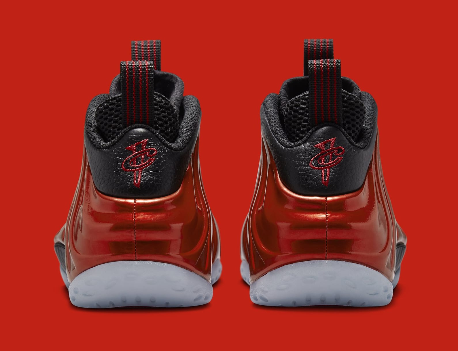 Nike Air Foamposite One &#x27;Metallic Red&#x27; 2023 DZ2545 600 Heel