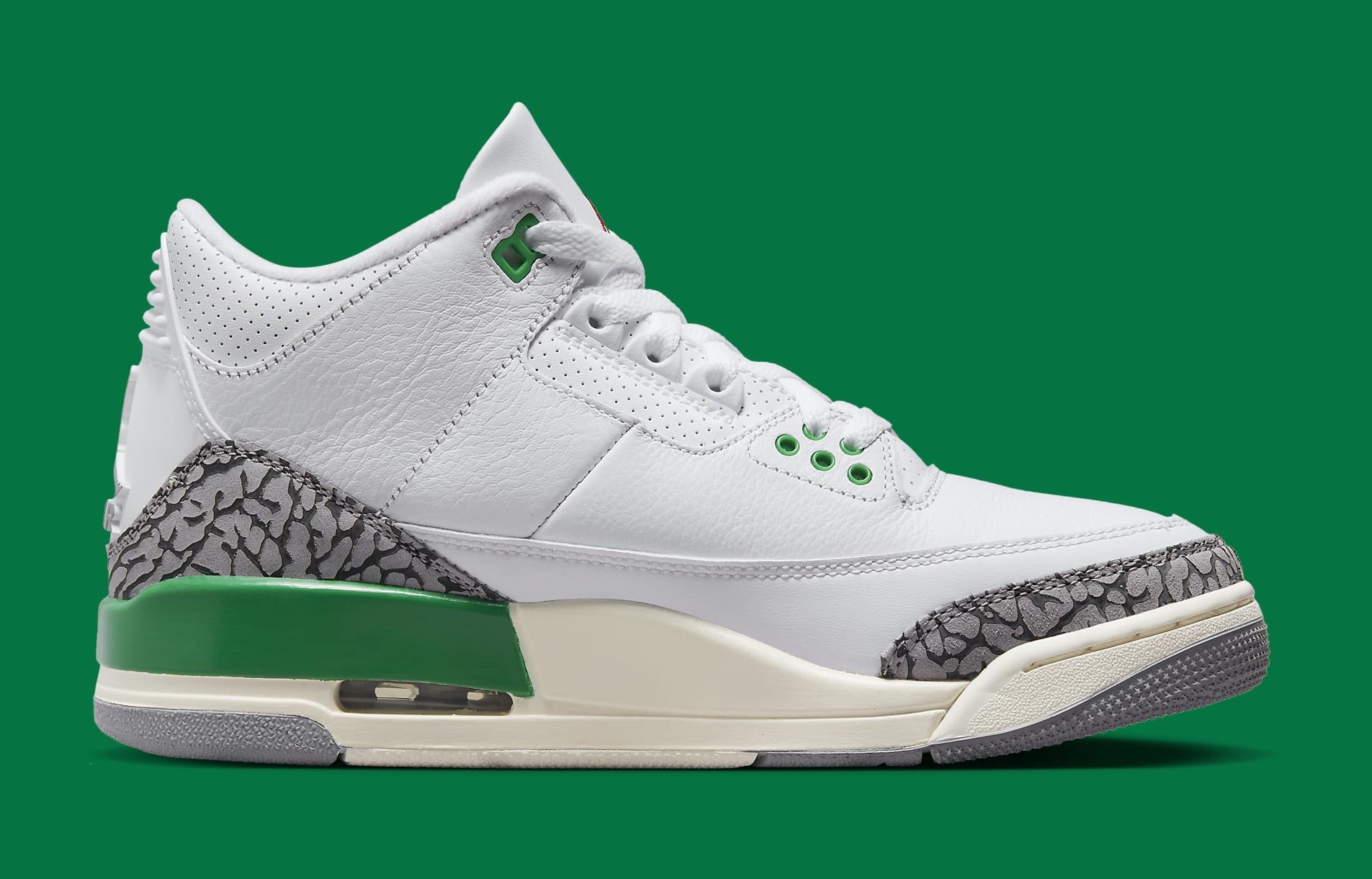 Air Jordan 3 WMNS White Lucky Green CK9246-136