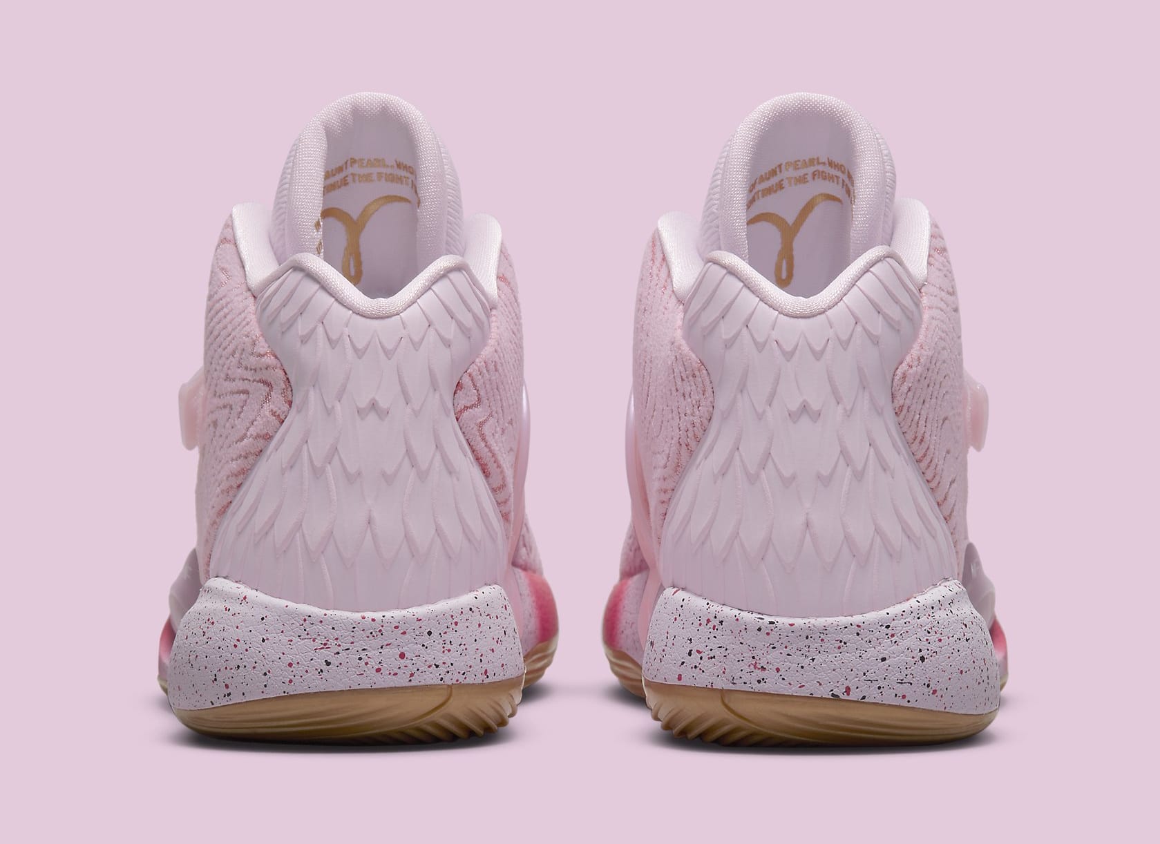 Nike KD 14 &#x27;Aunt Pearl&#x27; DC9379 600 Heel