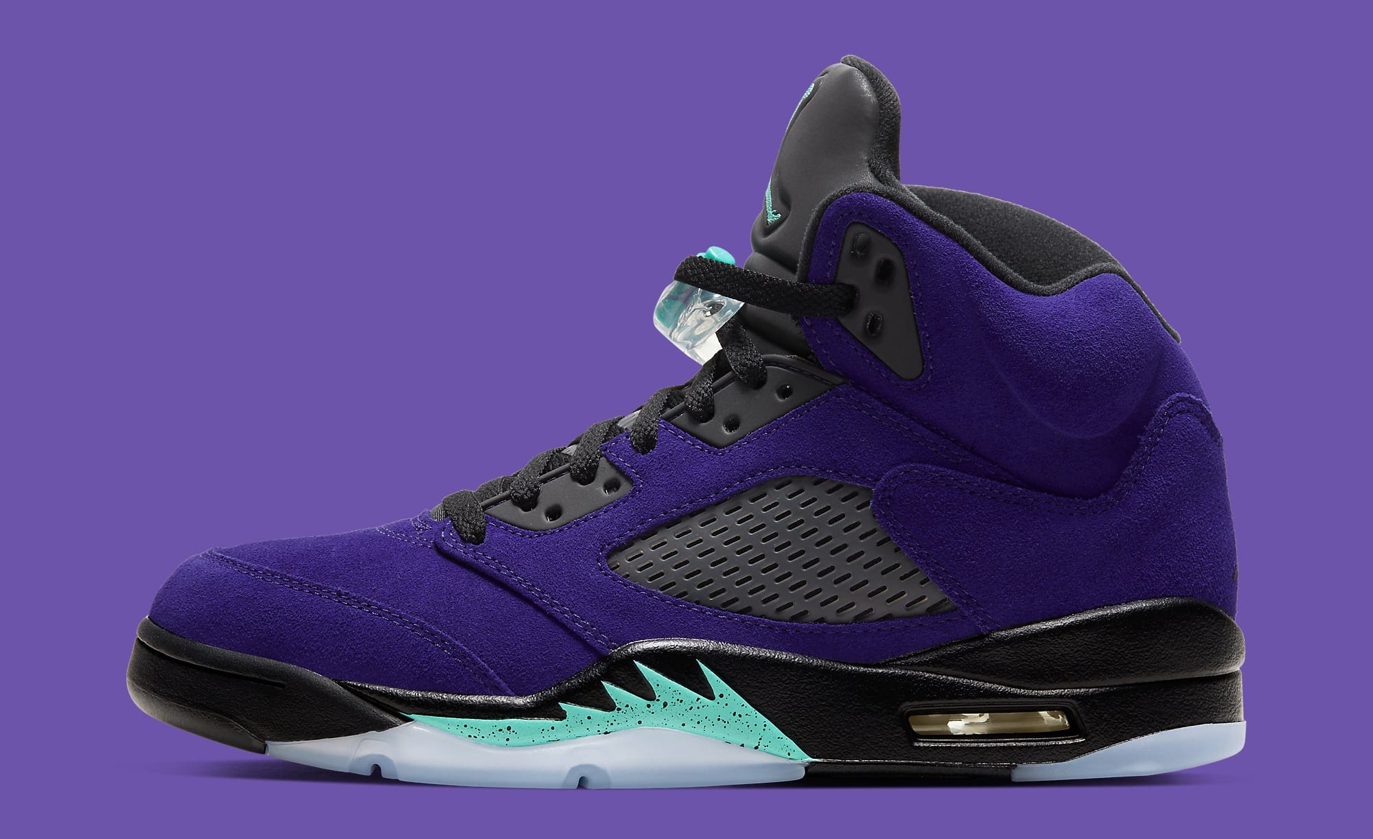 Sneakers Release – Jordan 5 Retro “Alternate Grape” Grape  Ice/New Emerald Men’s Basketball Shoe