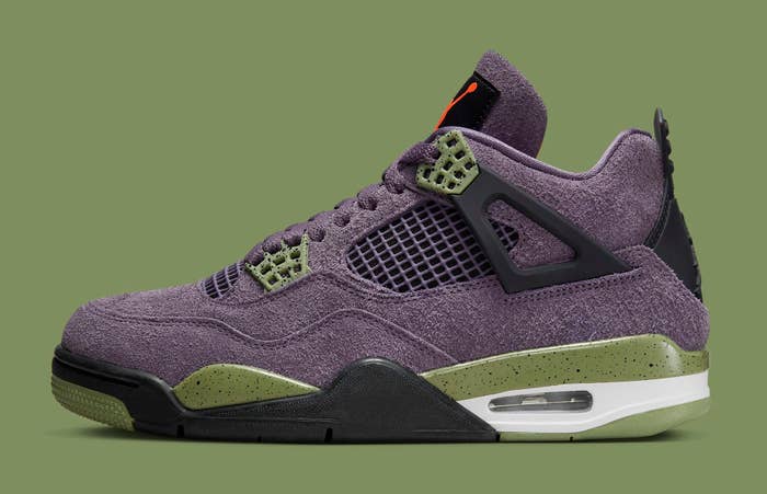 Air Jordan 4 Women&#x27;s &#x27;Canyon Purple&#x27; AQ9129 500 Lateral