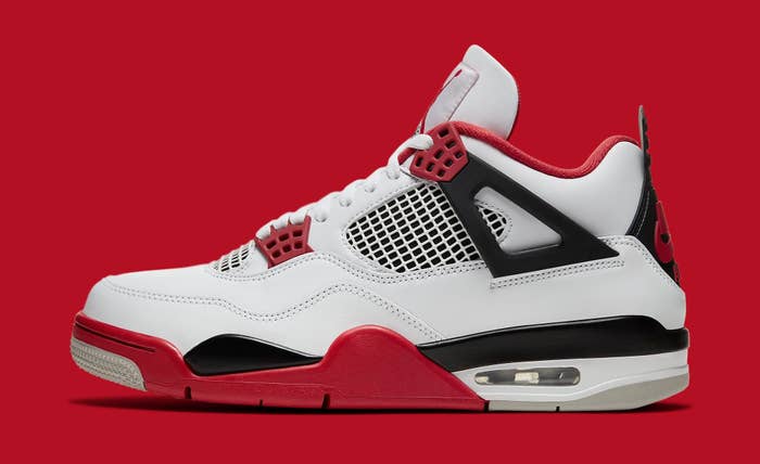 Air Jordan 4 IV Fire Red 2020 Release Date DC7770-160 Lateral