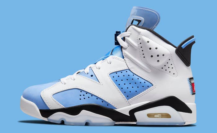 Air Jordan VI 6 UNC Release Date CT8529 410 Profile