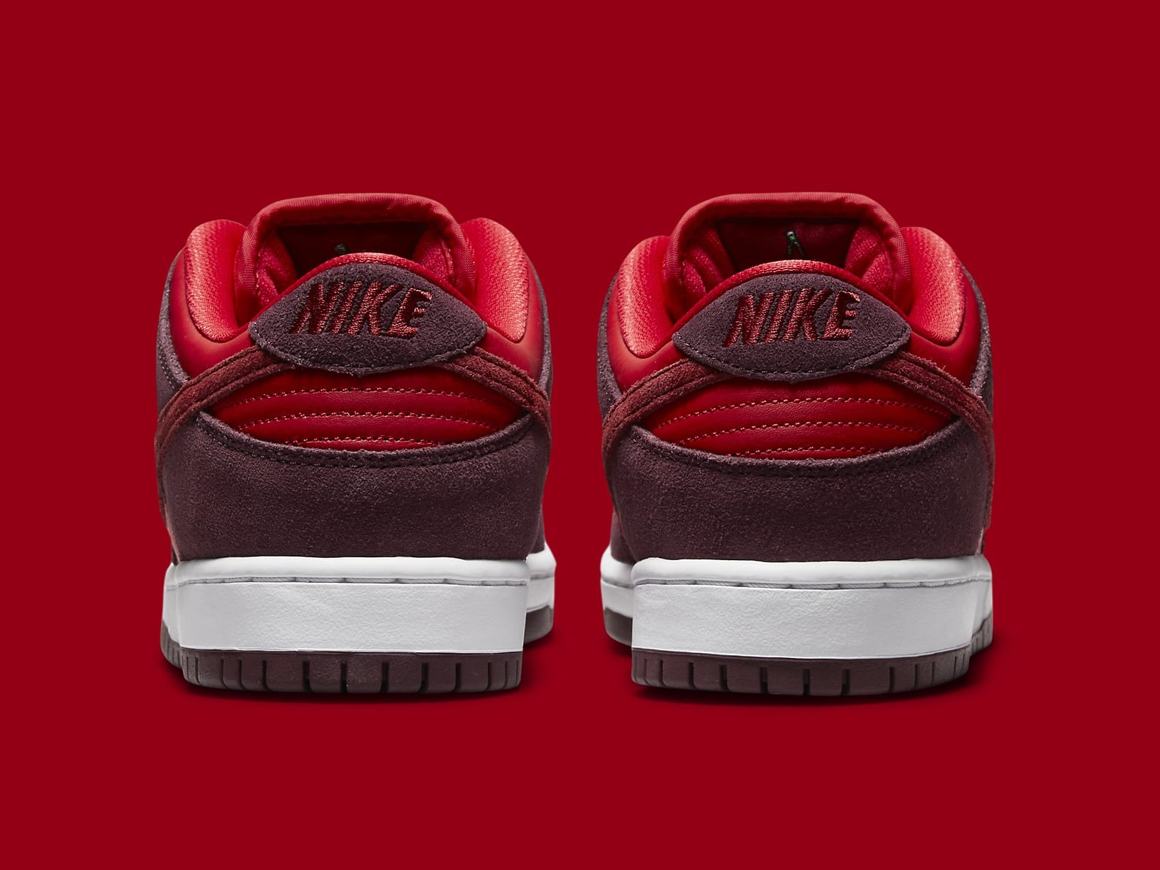 Nike SB Dunk Low Cherry Release Date DM0807-600 Heel