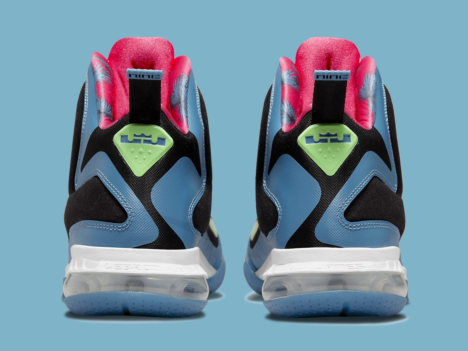 Nike LeBron 9 IX South Coast Release Date DO5838-001 Heel