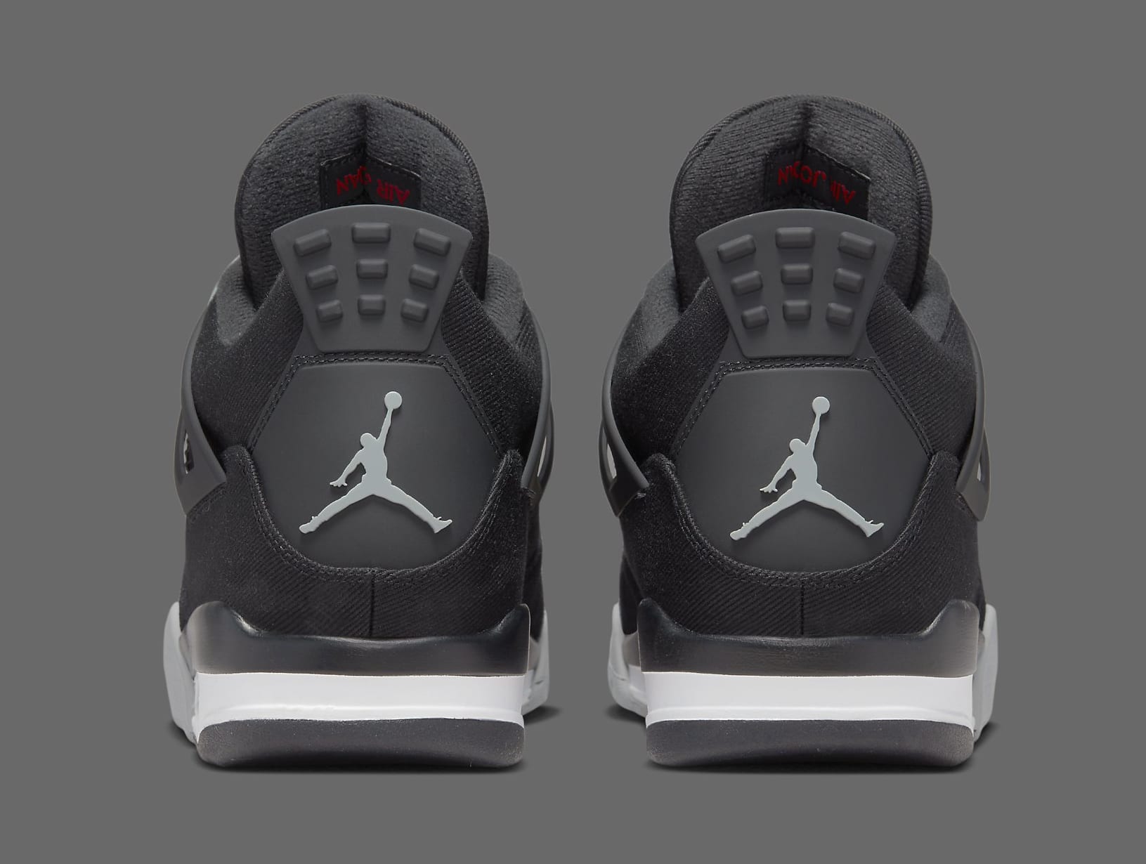 Air Jordan 4 &#x27;Black Canvas&#x27; DH7138 006 Heel