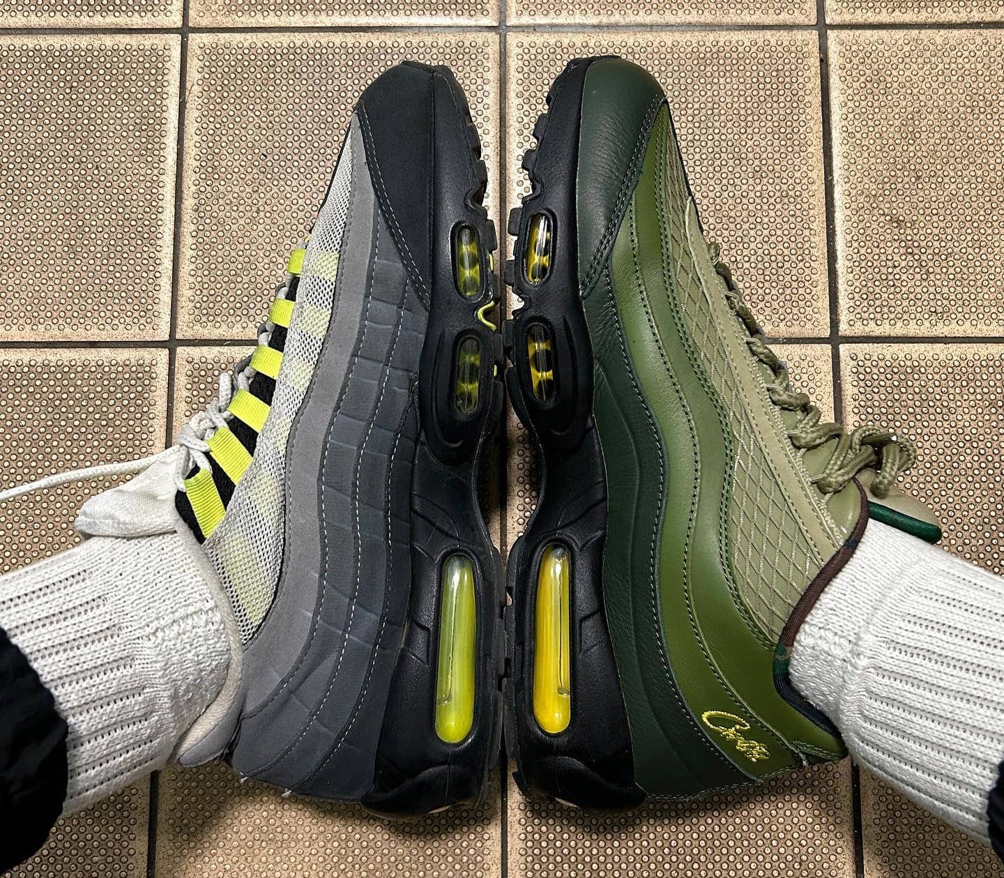 Trois Corteiz x Nike Air Max 95 dévoilées - Le Site de la Sneaker