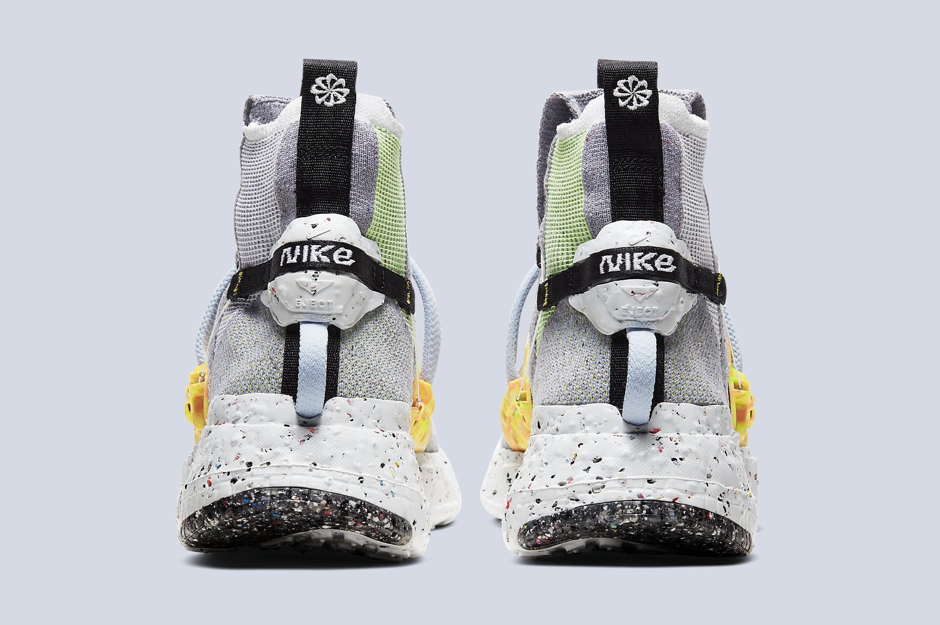 Nike Space Hippie 03 &#x27;Grey/Volt&#x27; CQ3989-002 Heel