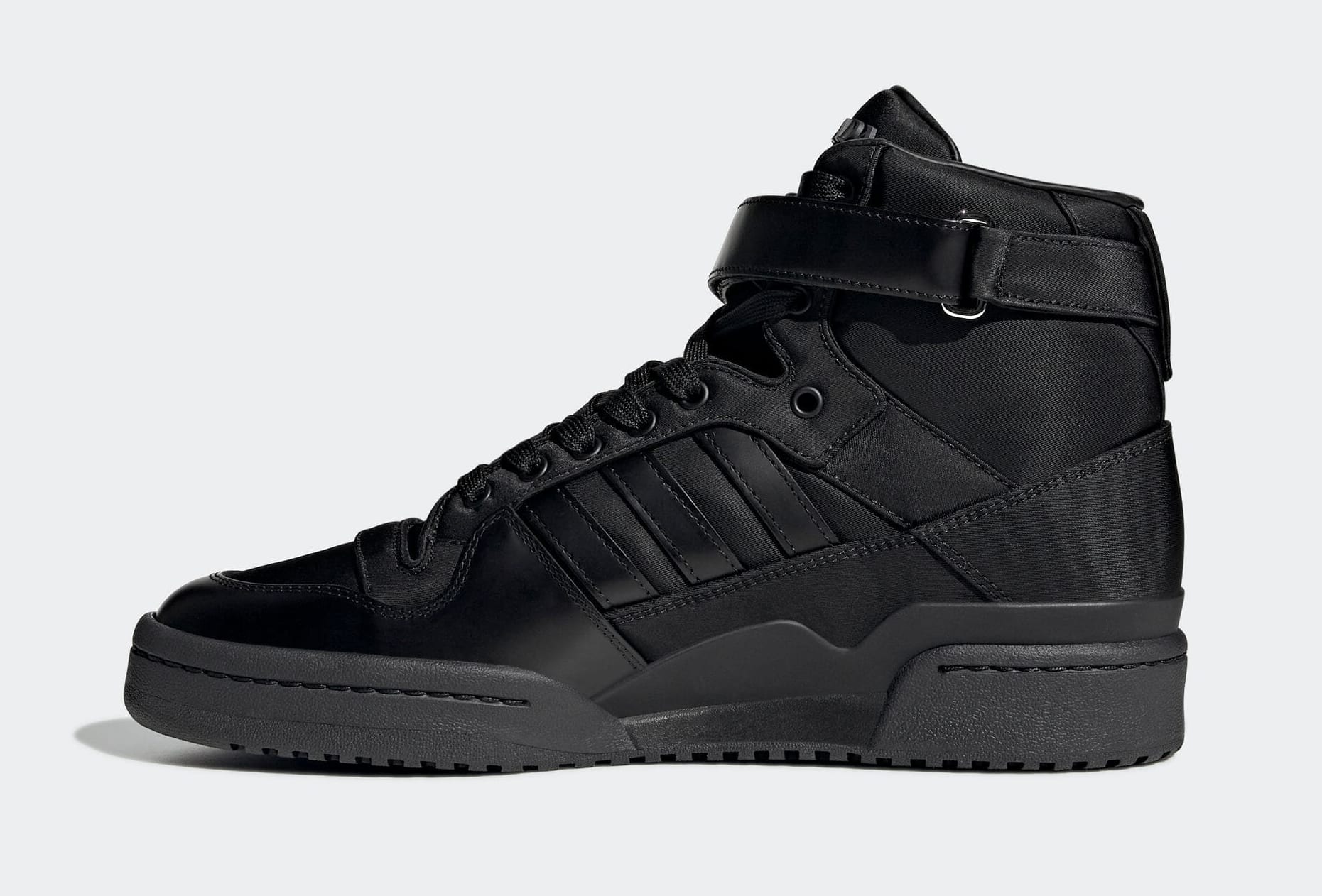 Prada x Adidas Forum High &#x27;Black&#x27; GY7040 Medial