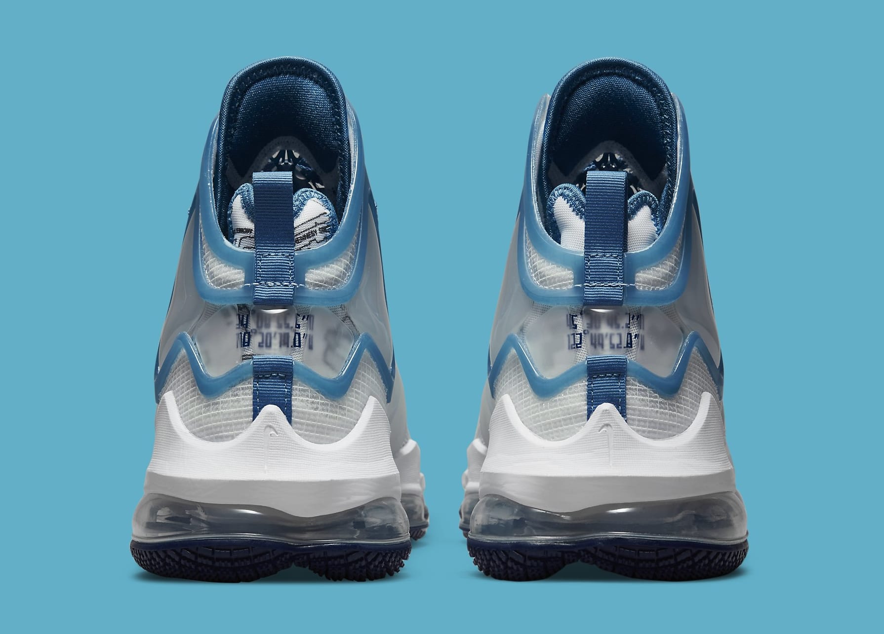 Nike LeBron 19 &#x27;Space Jam&#x27; DC9338-100 Heel