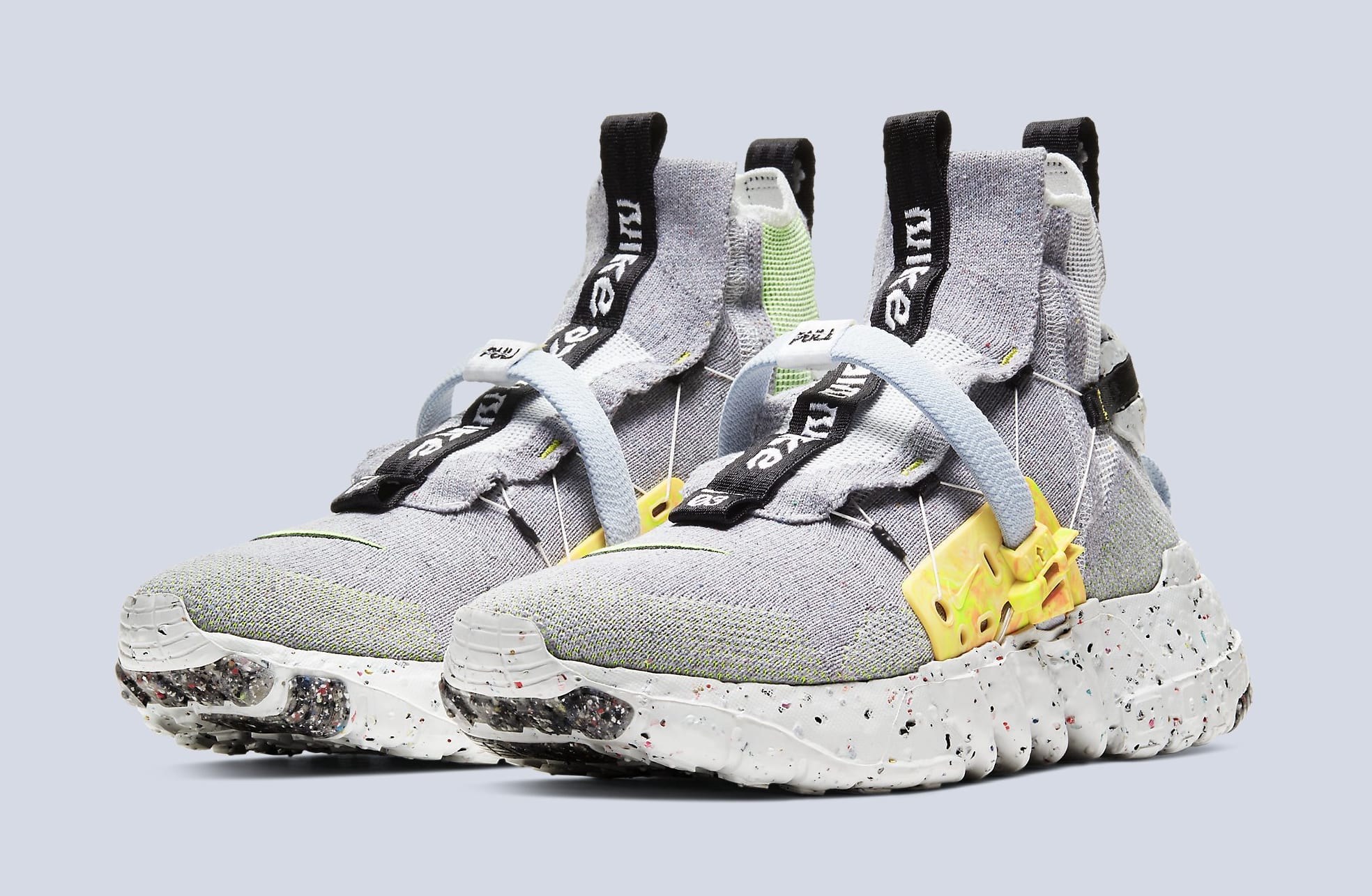 Nike Space Hippie 03 &#x27;Grey/Volt&#x27; CQ3989-002 Pair