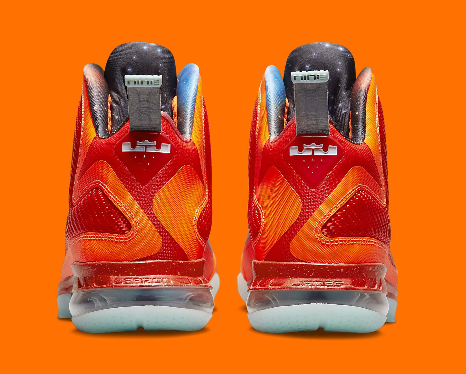 Nike LeBron 9 &#x27;Big Bang&#x27; 2022 DH8006 800 Heel