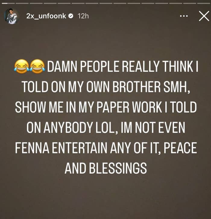 Young Thugs brother is seen posting on Instagram