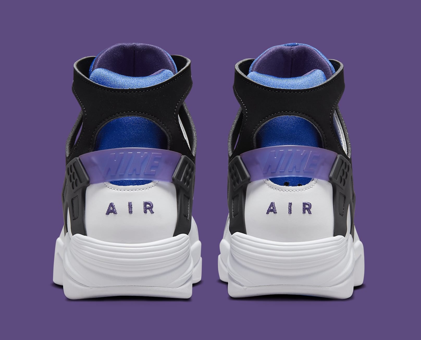Nike Air Flight Huarache &#x27;Bold Berry&#x27; FD0183 101 Heel