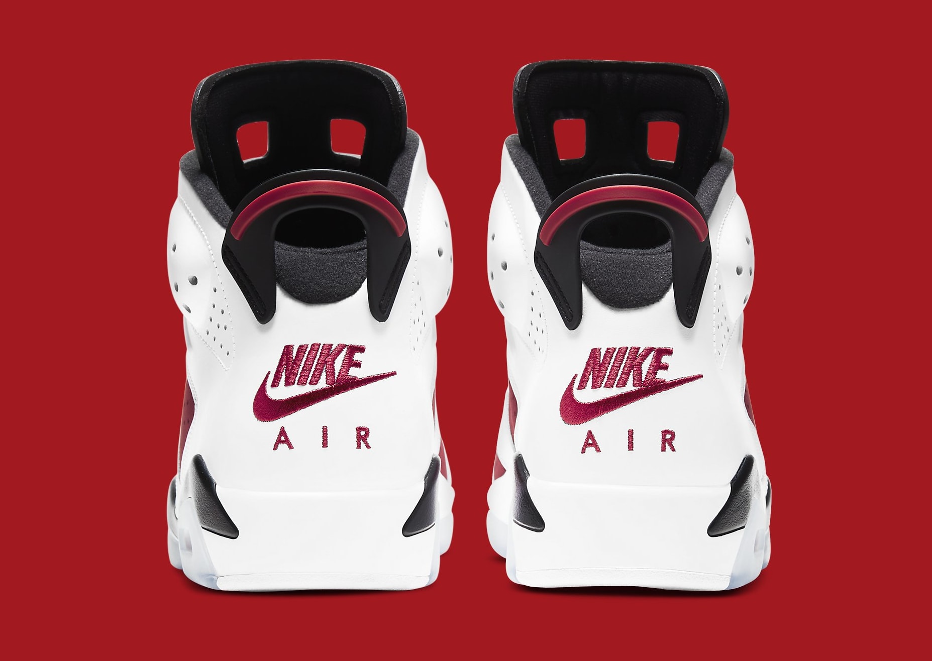Air Jordan 6 Retro &#x27;Carmine&#x27; 2021 CT8529-106 Heel