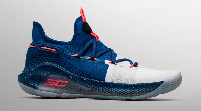 Under Armour Curry 6 &#x27;Splash Party&#x27; 3020612-405 (Lateral)
