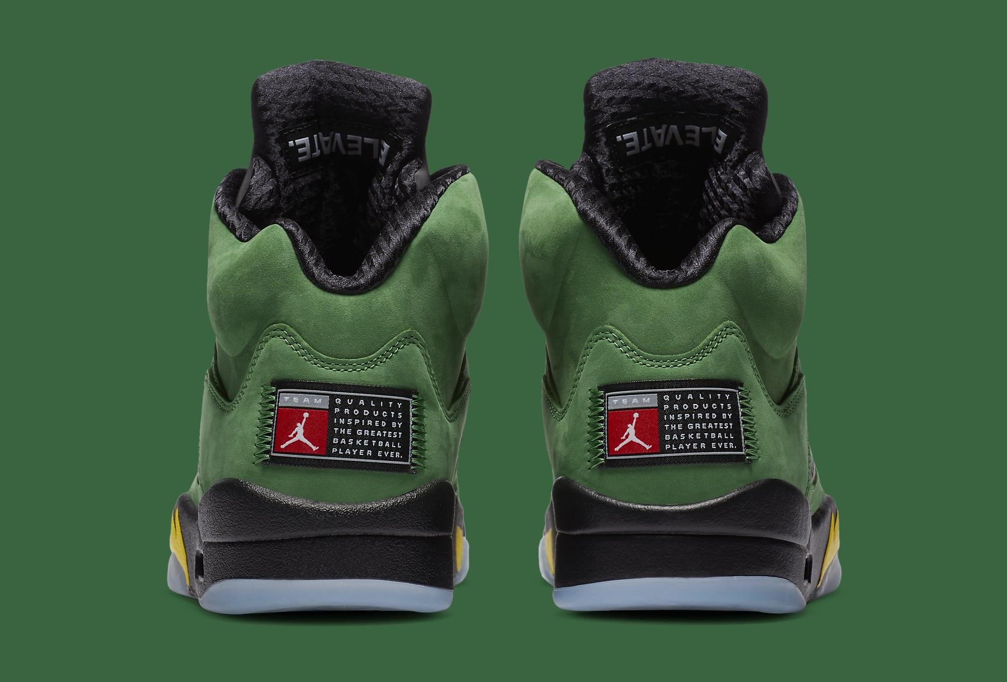 Air Jordan 5 Retro SE &#x27;Oregon&#x27; CK6631-307 Heel